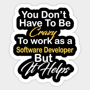 Software Developer Sticker